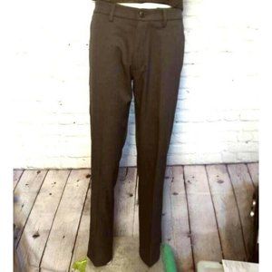 Haggar H26 Mens Performance Dress Pants Gray Stret